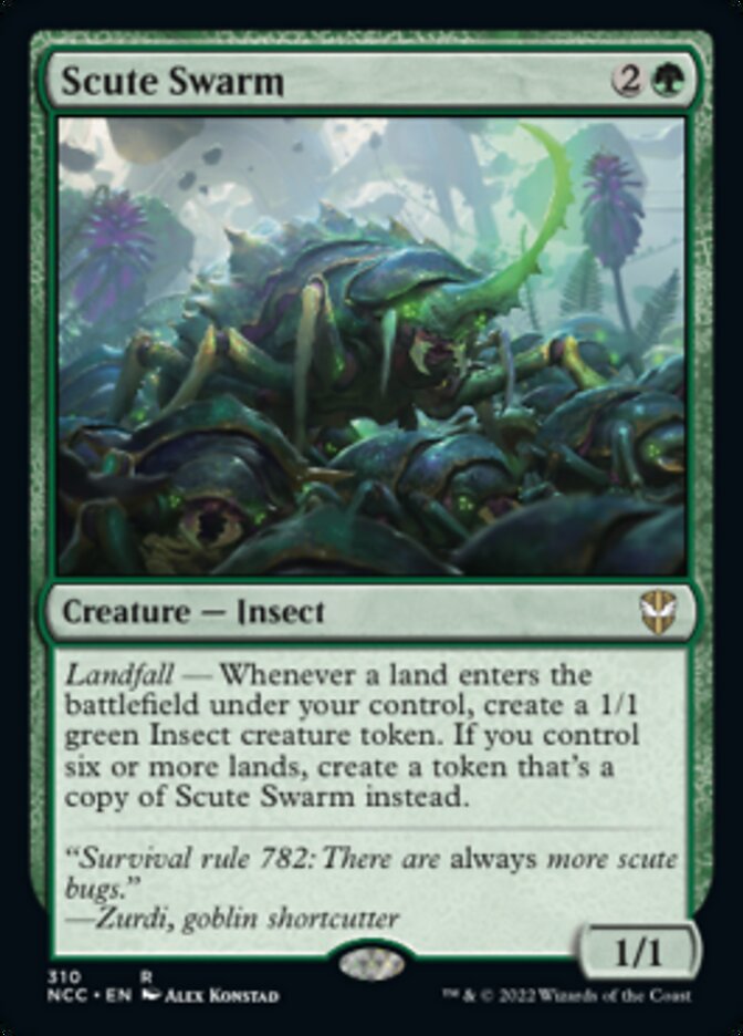 Scute Swarm [Streets of New Capenna Commander] | PLUS EV GAMES 