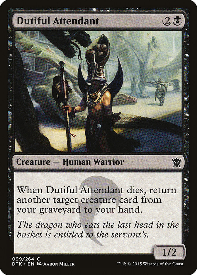 Dutiful Attendant [Dragons of Tarkir] | PLUS EV GAMES 