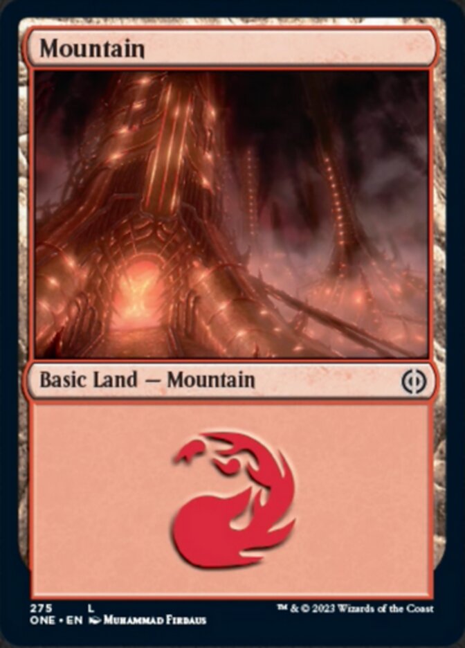 Mountain (275) [Phyrexia: All Will Be One] | PLUS EV GAMES 