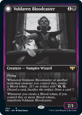 Voldaren Bloodcaster // Bloodbat Summoner [Innistrad: Double Feature] | PLUS EV GAMES 