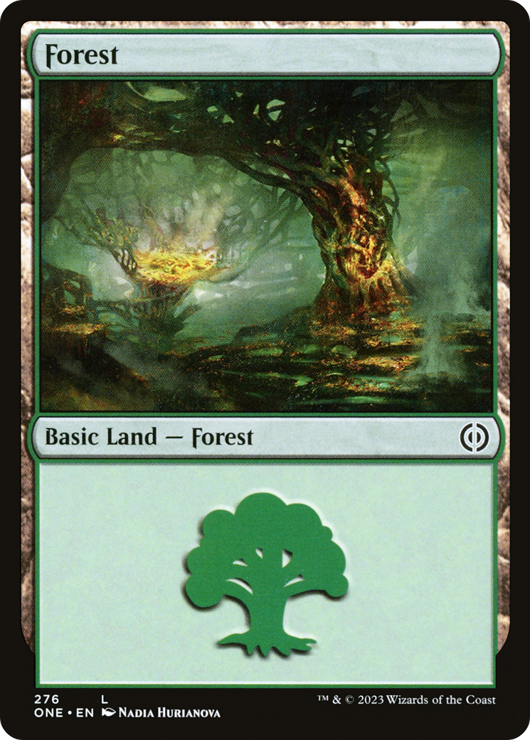 Forest (276) [Phyrexia: All Will Be One] | PLUS EV GAMES 