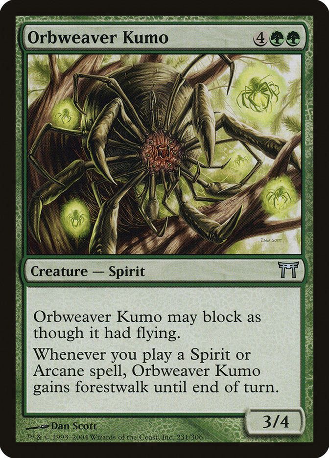 Orbweaver Kumo [Champions of Kamigawa] | PLUS EV GAMES 