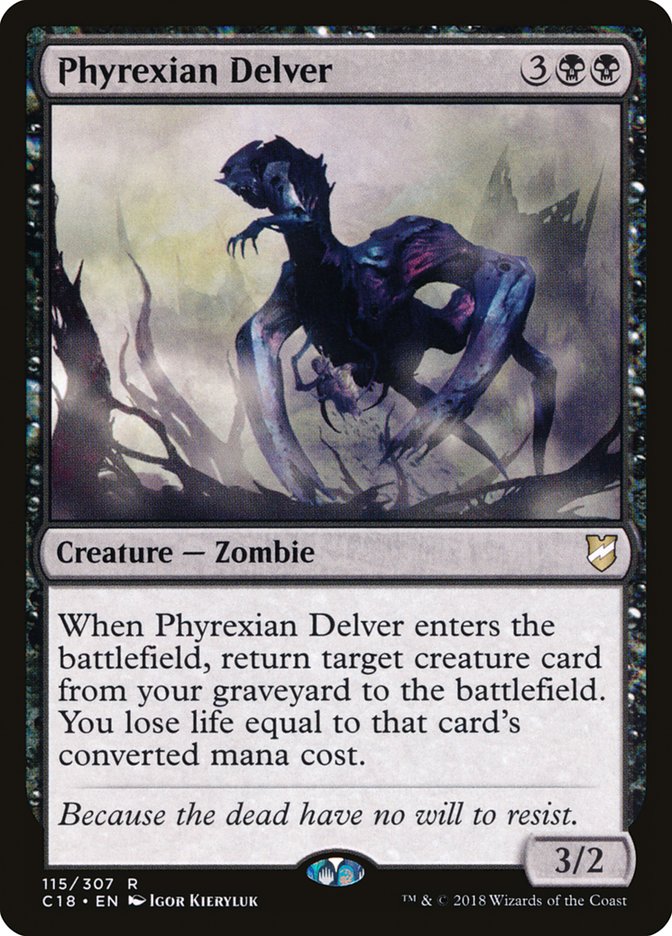 Phyrexian Delver [Commander 2018] | PLUS EV GAMES 