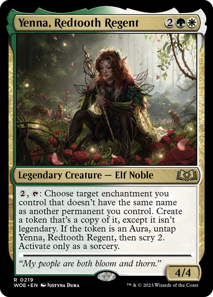 Yenna, Redtooth Regent [Wilds of Eldraine] | PLUS EV GAMES 