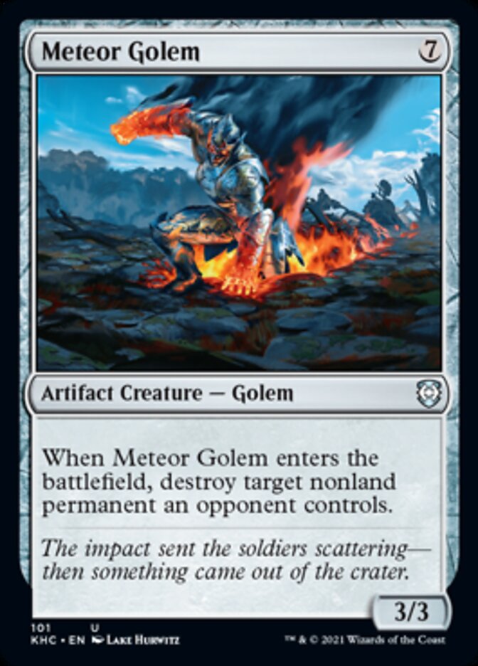 Meteor Golem [Kaldheim Commander] | PLUS EV GAMES 