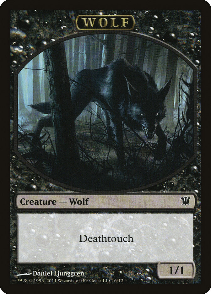 Wolf (6/12) [Innistrad Tokens] | PLUS EV GAMES 