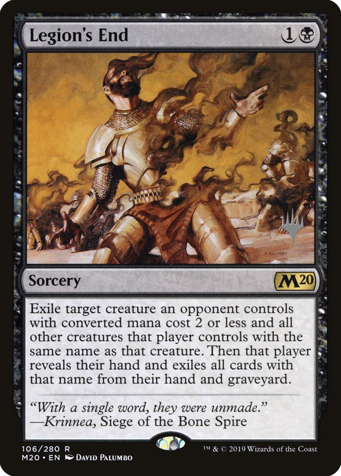 Legion's End (Promo Pack) [Core Set 2020 Promos] | PLUS EV GAMES 