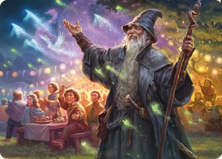 Gandalf, Friend of the Shire Art Card [The Lord of the Rings: Tales of Middle-earth Art Series] | PLUS EV GAMES 