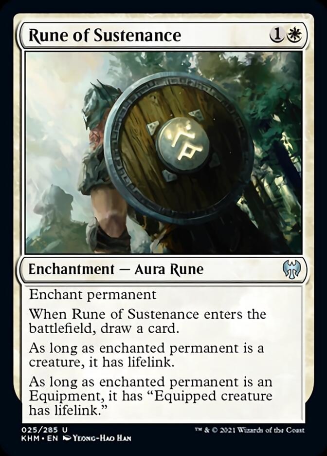 Rune of Sustenance [Kaldheim] | PLUS EV GAMES 