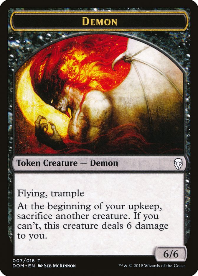 Demon [Dominaria Tokens] | PLUS EV GAMES 