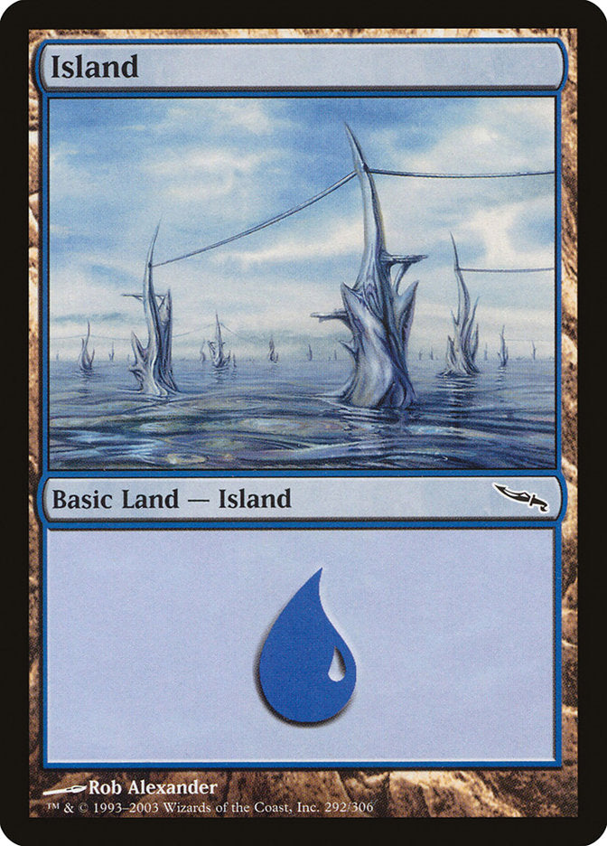 Island (292) [Mirrodin] | PLUS EV GAMES 