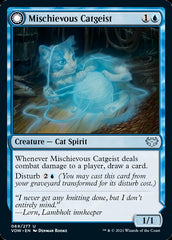 Mischievous Catgeist // Catlike Curiosity [Innistrad: Crimson Vow] | PLUS EV GAMES 