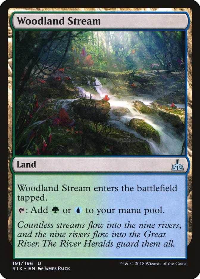 Woodland Stream [Rivals of Ixalan] | PLUS EV GAMES 