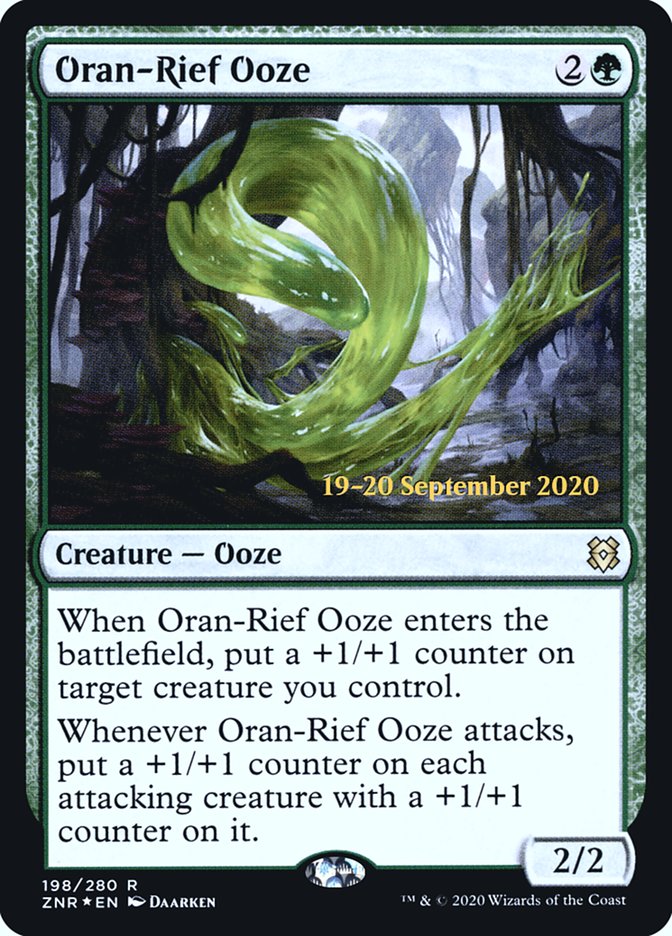 Oran-Rief Ooze  [Zendikar Rising Prerelease Promos] | PLUS EV GAMES 