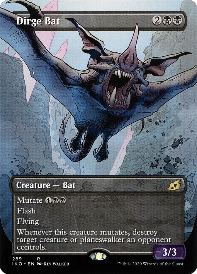 Dirge Bat (Showcase) [Ikoria: Lair of Behemoths] | PLUS EV GAMES 
