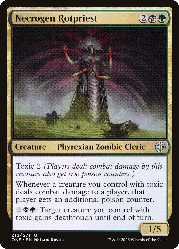 Necrogen Rotpriest [Phyrexia: All Will Be One] | PLUS EV GAMES 