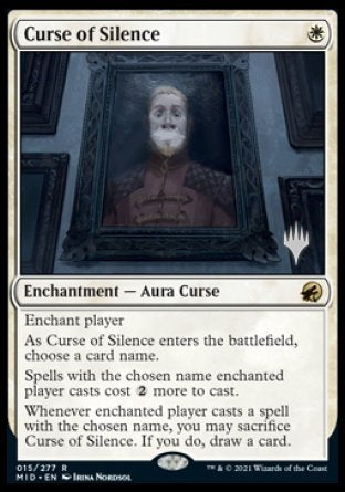 Curse of Silence (Promo Pack) [Innistrad: Midnight Hunt Promos] | PLUS EV GAMES 