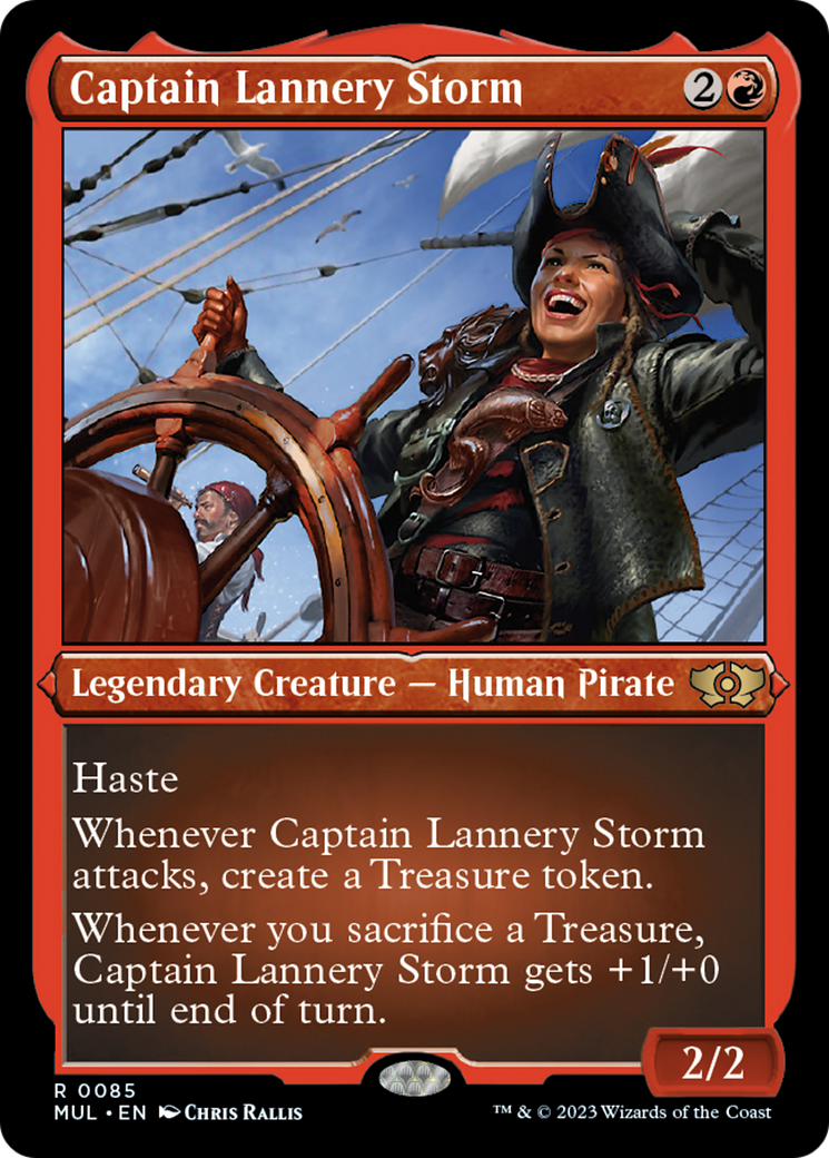 Captain Lannery Storm (Foil Etched) [Multiverse Legends] | PLUS EV GAMES 