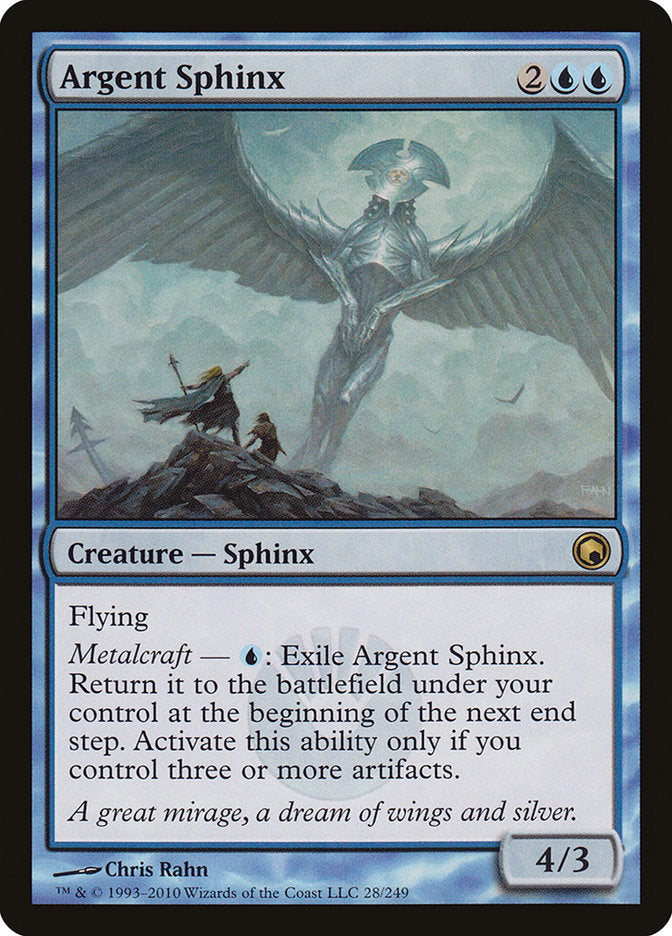 Argent Sphinx [Scars of Mirrodin] | PLUS EV GAMES 