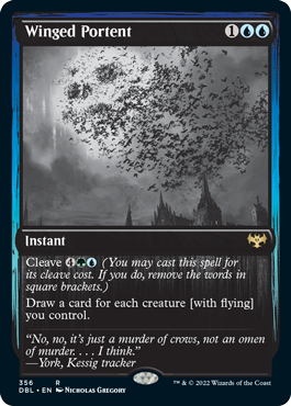 Winged Portent [Innistrad: Double Feature] | PLUS EV GAMES 