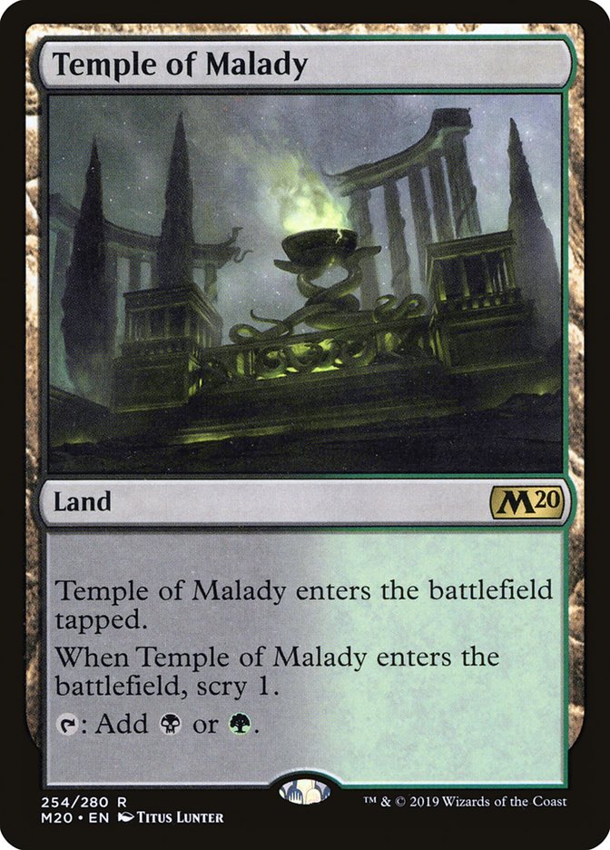 Temple of Malady [Core Set 2020] | PLUS EV GAMES 