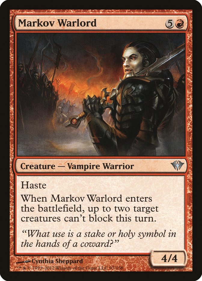 Markov Warlord [Dark Ascension] | PLUS EV GAMES 