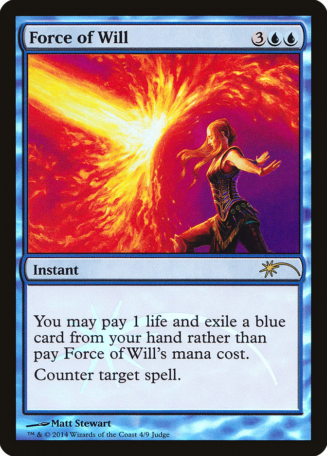 Force of Will [Judge Gift Cards 2014] | PLUS EV GAMES 