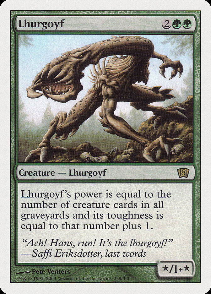 Lhurgoyf [Eighth Edition] | PLUS EV GAMES 