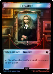Warrior // Treasure (0060) Double-Sided Token (Surge Foil) [Doctor Who Tokens] | PLUS EV GAMES 