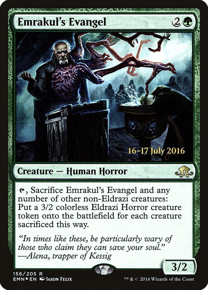 Emrakul's Evangel  [Eldritch Moon Prerelease Promos] | PLUS EV GAMES 