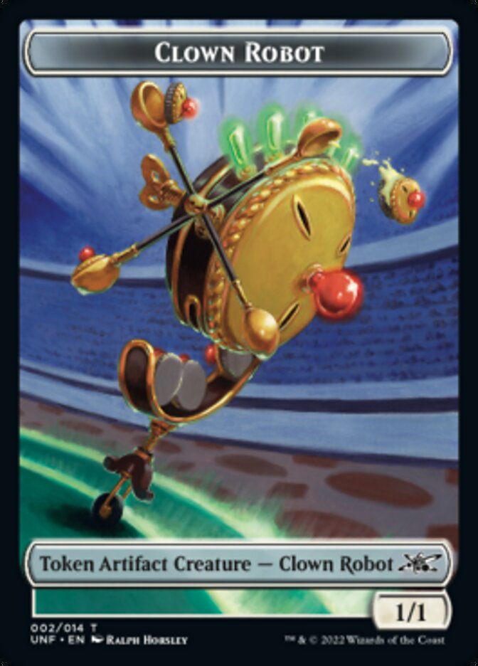 Clown Robot (002) Token [Unfinity Tokens] | PLUS EV GAMES 