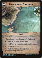 Conqueror's Galleon // Conqueror's Foothold (Buy-A-Box) [Ixalan Treasure Chest] | PLUS EV GAMES 