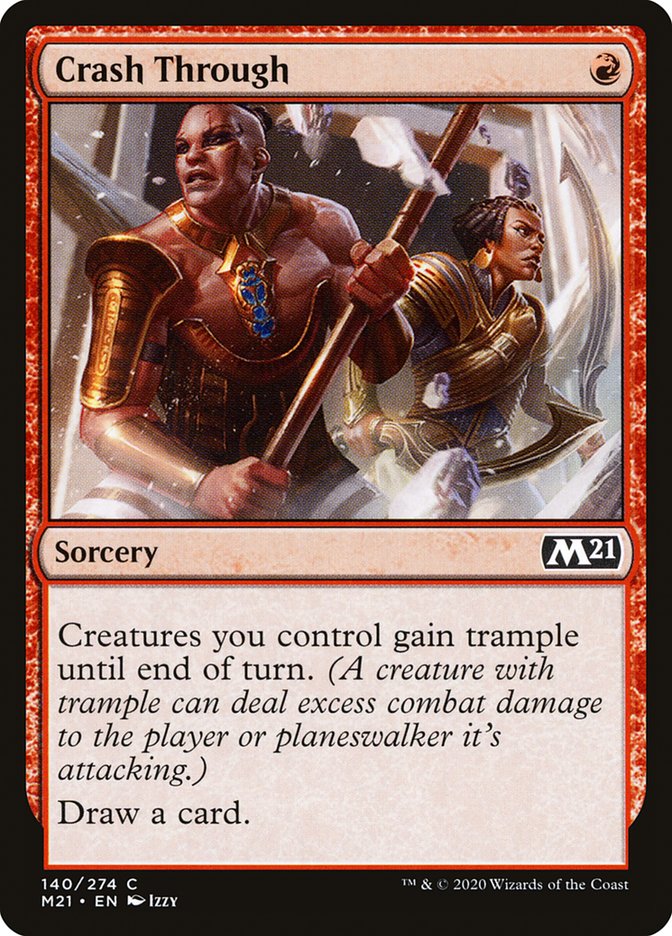 Crash Through [Core Set 2021] | PLUS EV GAMES 