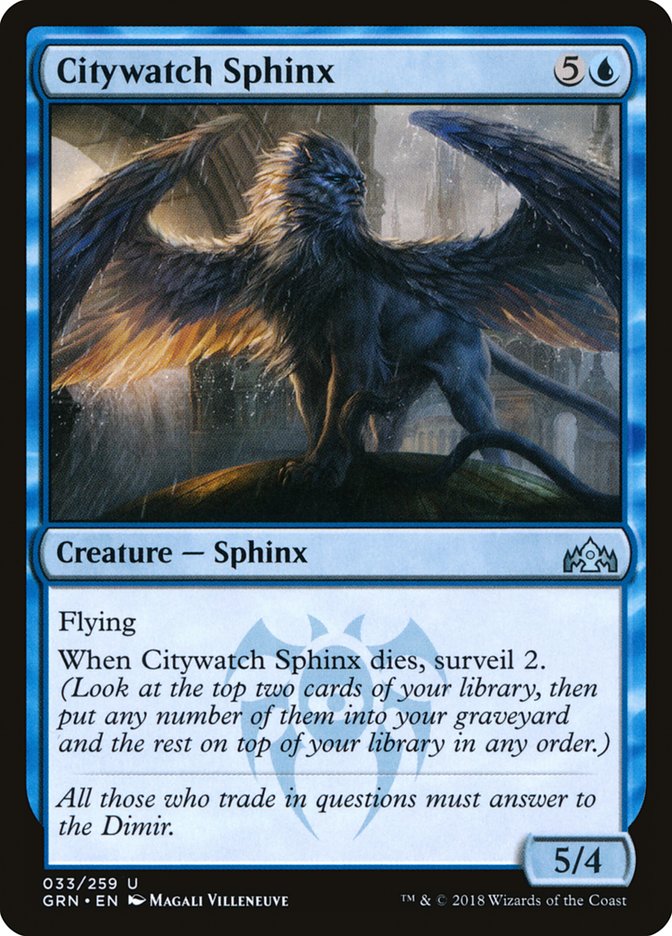 Citywatch Sphinx [Guilds of Ravnica] | PLUS EV GAMES 