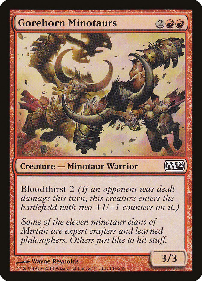 Gorehorn Minotaurs [Magic 2012] | PLUS EV GAMES 