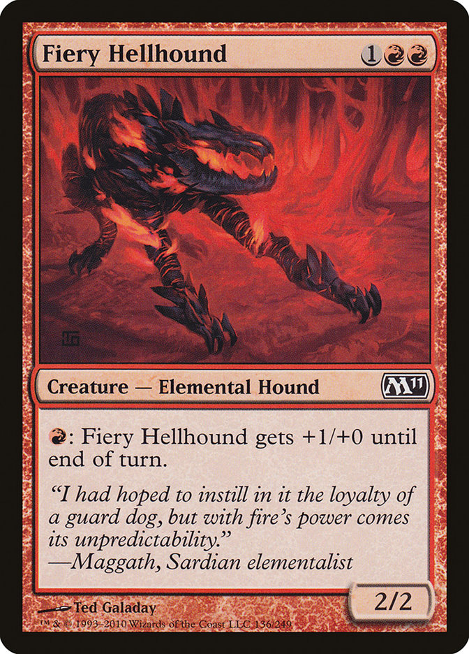 Fiery Hellhound [Magic 2011] | PLUS EV GAMES 