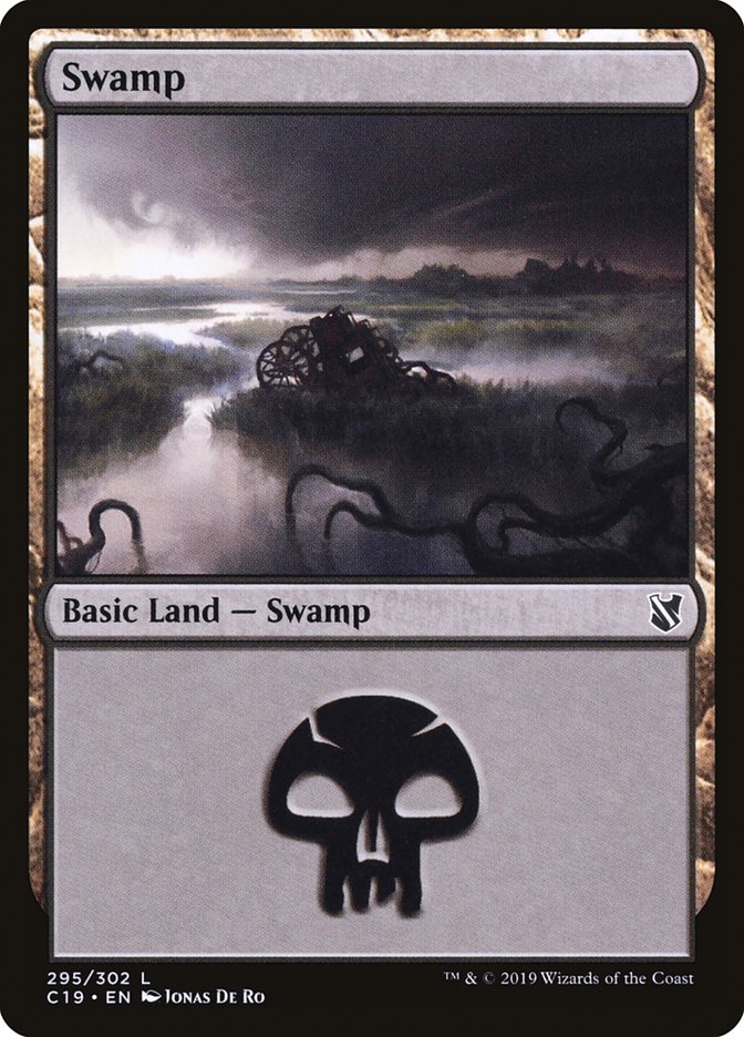 Swamp (295) [Commander 2019] | PLUS EV GAMES 