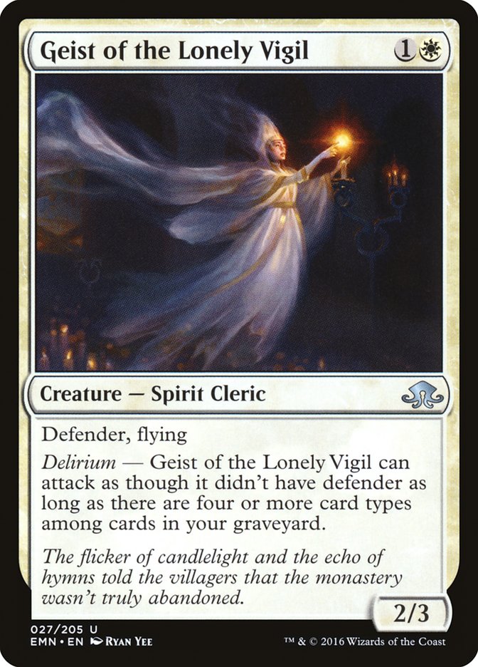 Geist of the Lonely Vigil [Eldritch Moon] | PLUS EV GAMES 