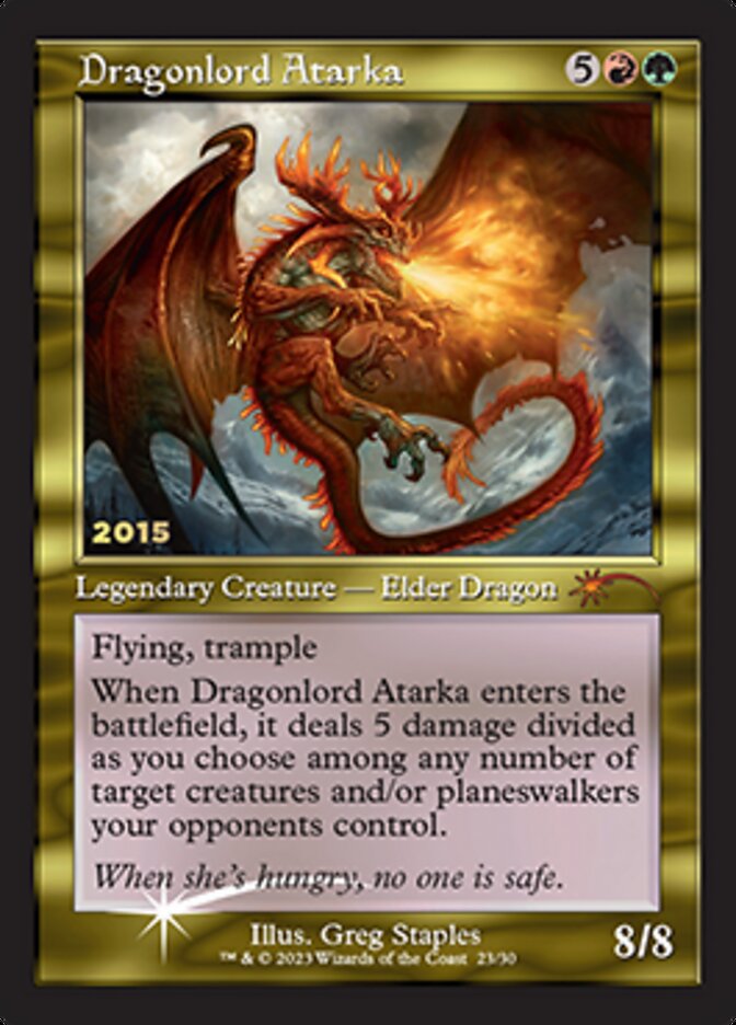 Dragonlord Atarka [30th Anniversary Promos] | PLUS EV GAMES 