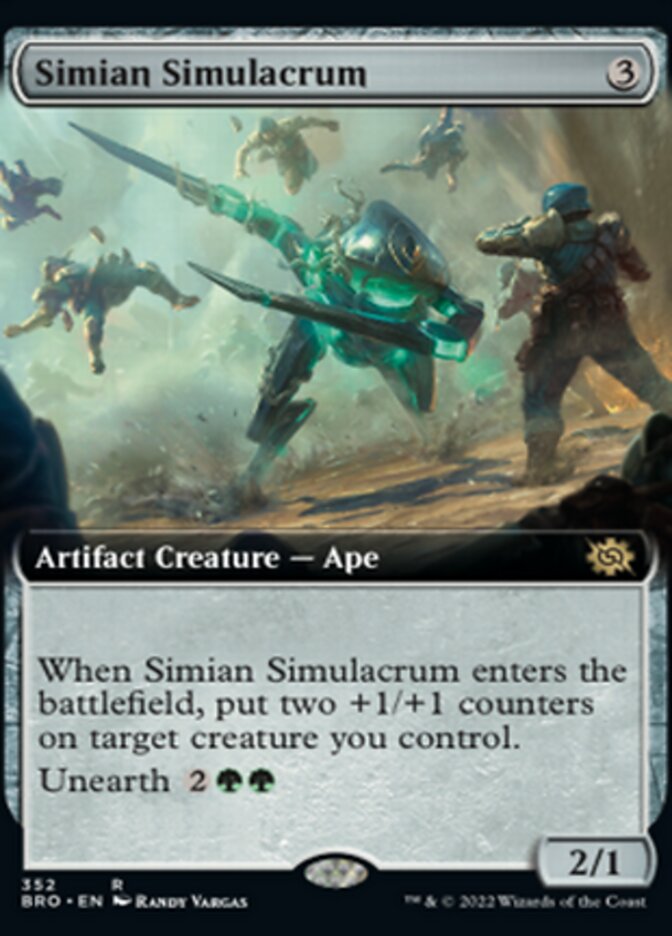 Simian Simulacrum (Extended Art) [The Brothers' War] | PLUS EV GAMES 