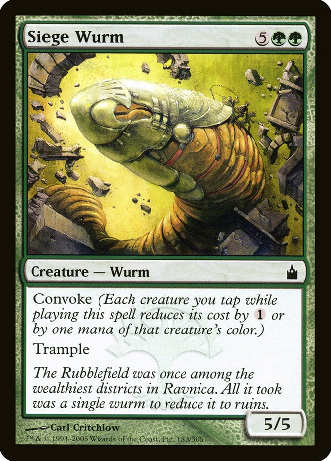 Siege Wurm [Ravnica: City of Guilds] | PLUS EV GAMES 