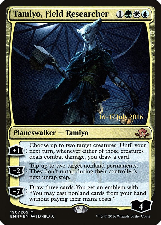 Tamiyo, Field Researcher  [Eldritch Moon Prerelease Promos] | PLUS EV GAMES 