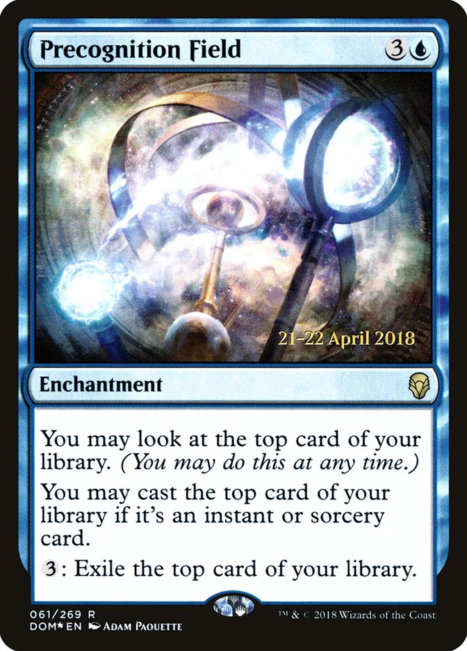 Precognition Field  [Dominaria Prerelease Promos] | PLUS EV GAMES 