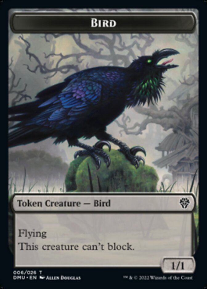 Phyrexian // Bird (006) Double-sided Token [Dominaria United Tokens] | PLUS EV GAMES 