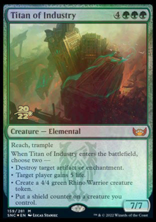 Titan of Industry [Streets of New Capenna Prerelease Promos] | PLUS EV GAMES 