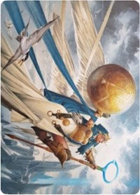 Linvala, Shield of Sea Gate Art Card [Zendikar Rising Art Series] | PLUS EV GAMES 