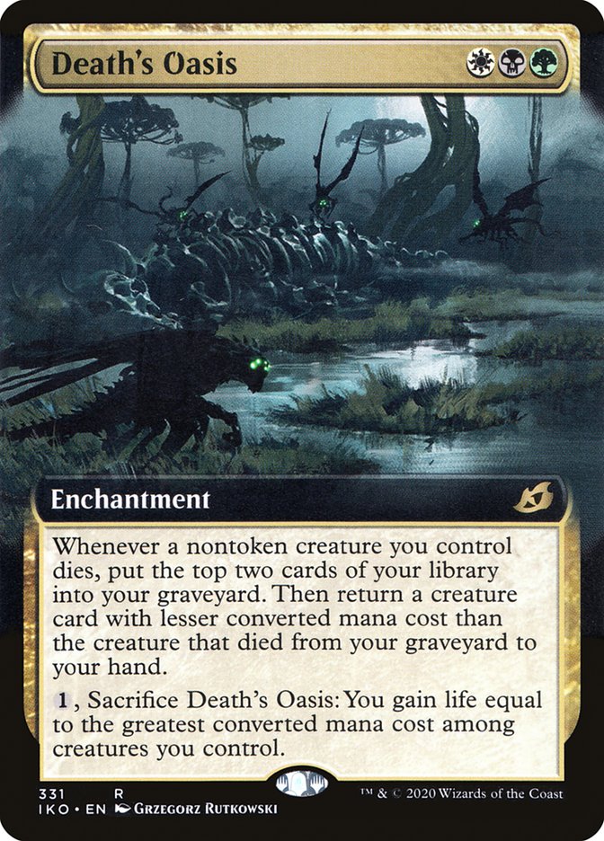 Death's Oasis (Extended Art) [Ikoria: Lair of Behemoths] | PLUS EV GAMES 