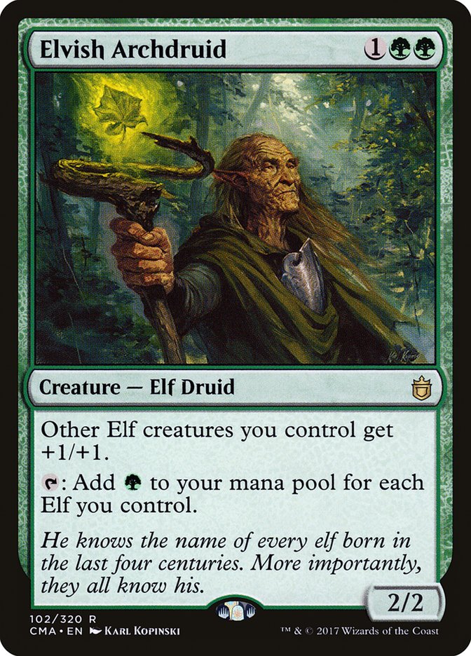 Elvish Archdruid [Commander Anthology] | PLUS EV GAMES 