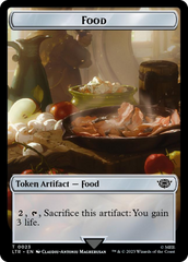 Smaug // Food (0023) Double-Sided Token (Surge Foil) [The Lord of the Rings: Tales of Middle-Earth Tokens] | PLUS EV GAMES 