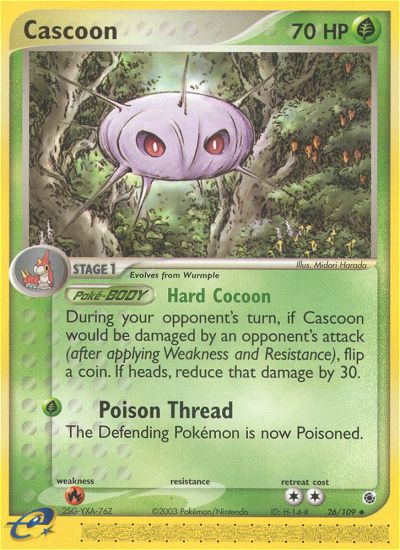 Cascoon (26/109) [EX: Ruby & Sapphire] | PLUS EV GAMES 